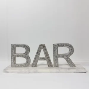 Bar Marble Sign - 5"H x 14"W