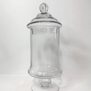 Clear Glass Jar - 16"H x 6.25" W