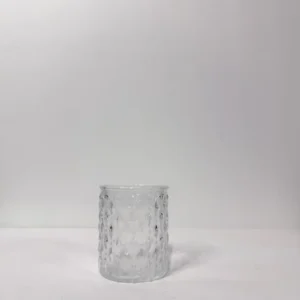 Clear Glass Tealight Candleholder - 2.75" H x 2.25"W