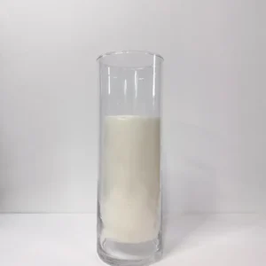 Cylinder Glass Vase/ Candleholder - 10" H x 3.31"W