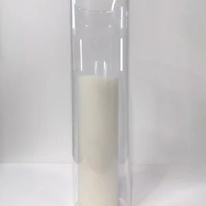 Glass Hurricane Candle Shade - 14" H x 4"W