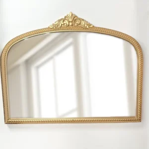 Gold Ornate Mirror - 22"H x 28"W