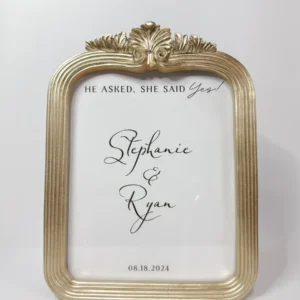 Gold Ornate Photo Frame - 10"H x 8"W