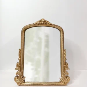 Small Vintage Mirror - 12"H x 9.5"W